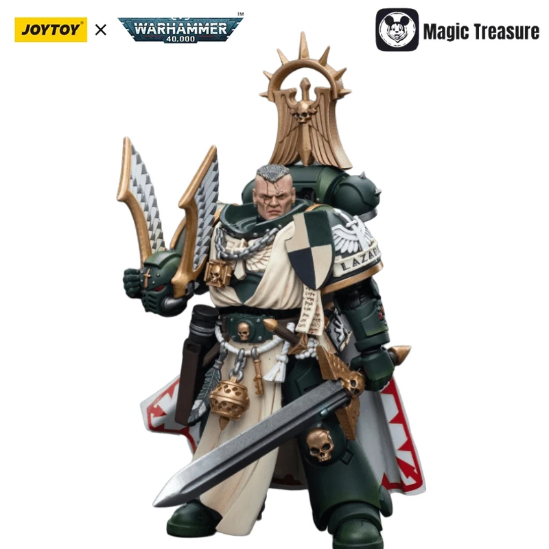 kf S869947a1b418474f8b96ede0927d9d09p Genuine JOYTOY Warhammer 40K 1 18Action Figure 40K Dark Angel Master Lazarus Master with Power Fist - Joytoy Figures